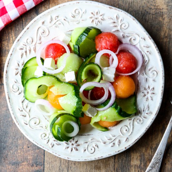 Cucumber Melon Salad