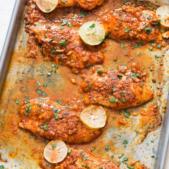 Chili Lime Baked Tilapia Recipe