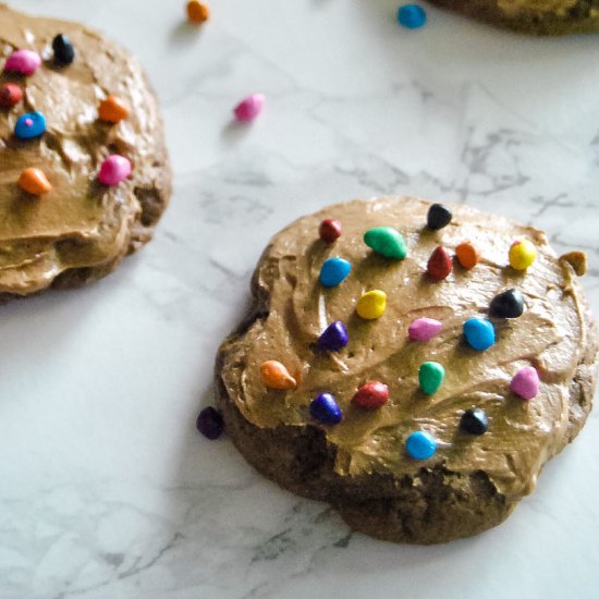 Cosmic Brownie Cookies