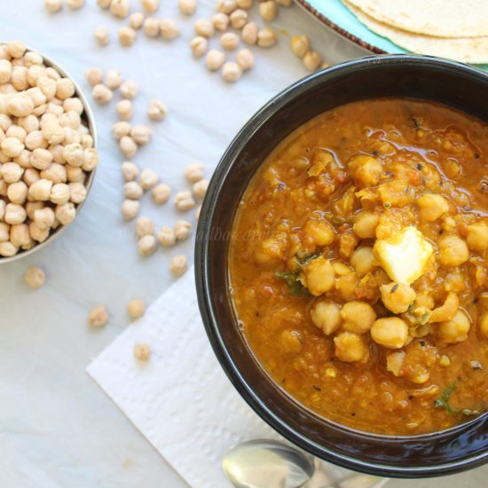 No-soak Chole (Chickpeas)