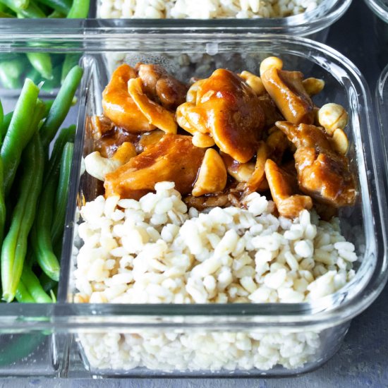 Meal Prep Cashew Chicken