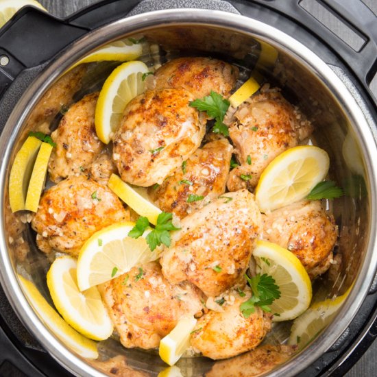 Instant Pot Lemon Garlic Chicken