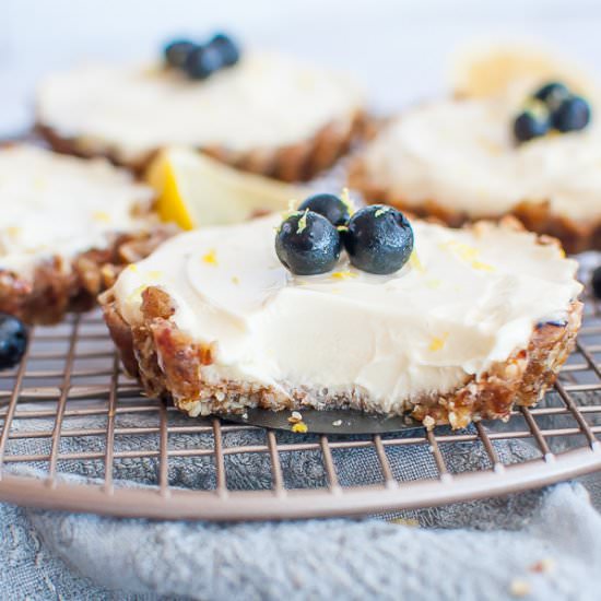 Raw Mini Lemon Tarts