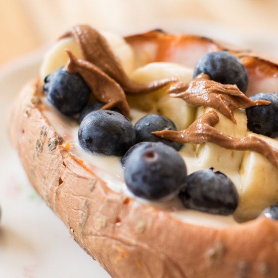 Sweet Potato Breakfast with Fruit