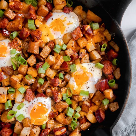 Chorizo Potato Breakfast Skillet