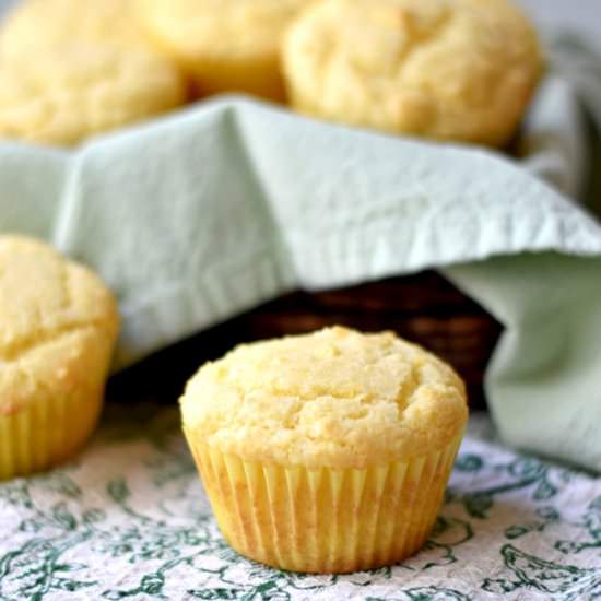 Easy Sweet Cornbread Muffins GF