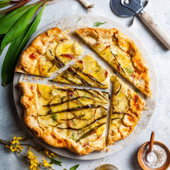 Rustic Ramp And Potato Tart