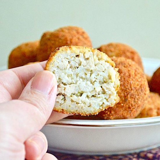 Pesto Chicken Arancini