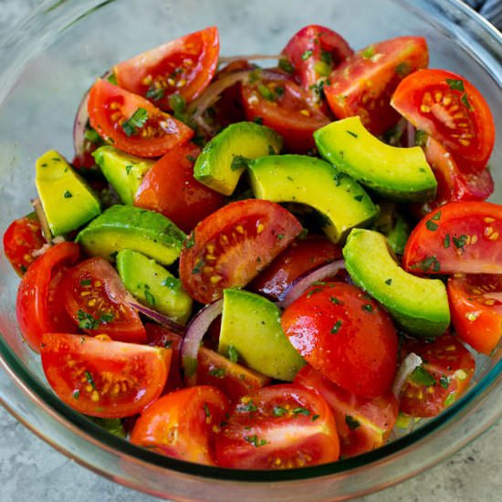 Tomato Avocado Salad