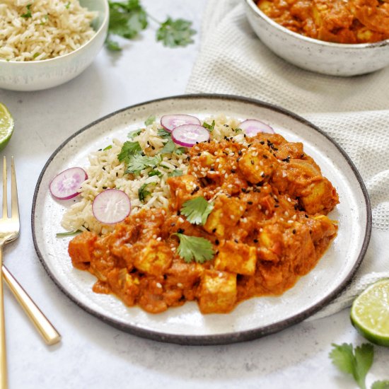 Butter Chicken Style Tofu