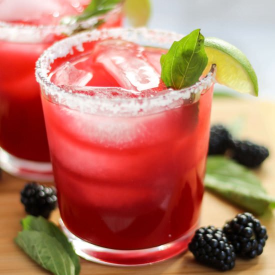 Blackberry Basil Margarita