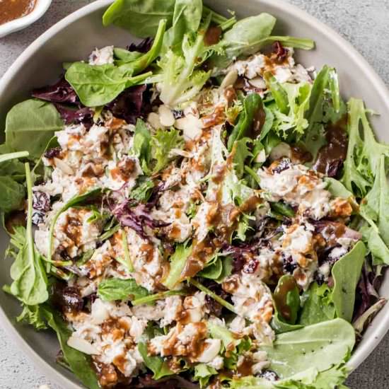 Chicken Salad over Mixed Greens