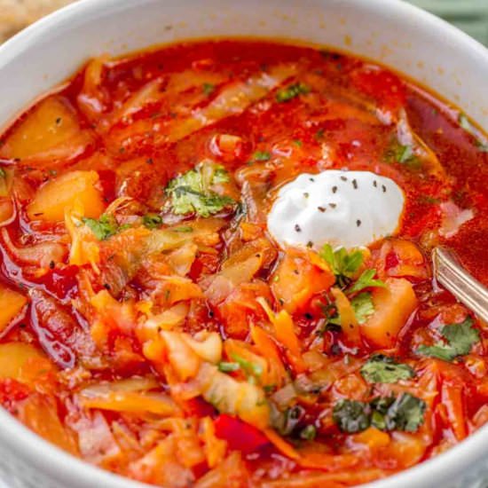 Beet Borscht Soup Recipe