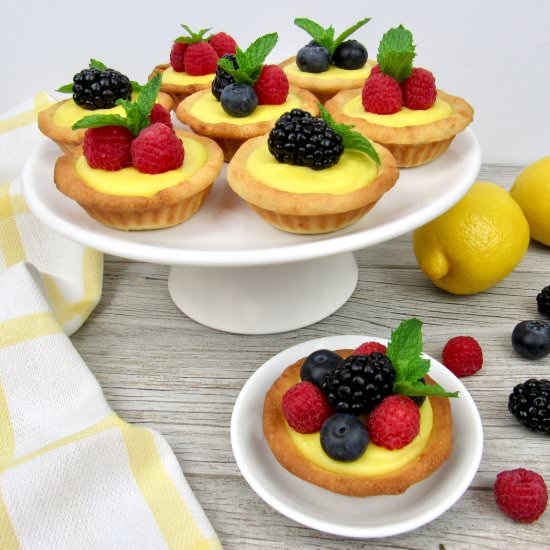 Mini Lemon Curd Tarts – Keto