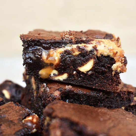 Peanut Butter Caramel Brownies