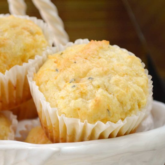 Cornmeal Cheese Muffins