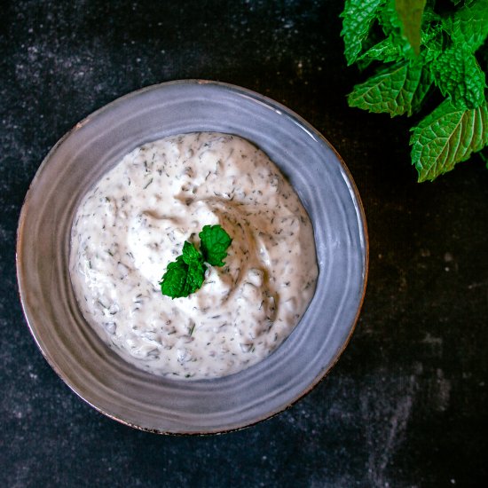 Easy Mint Raita