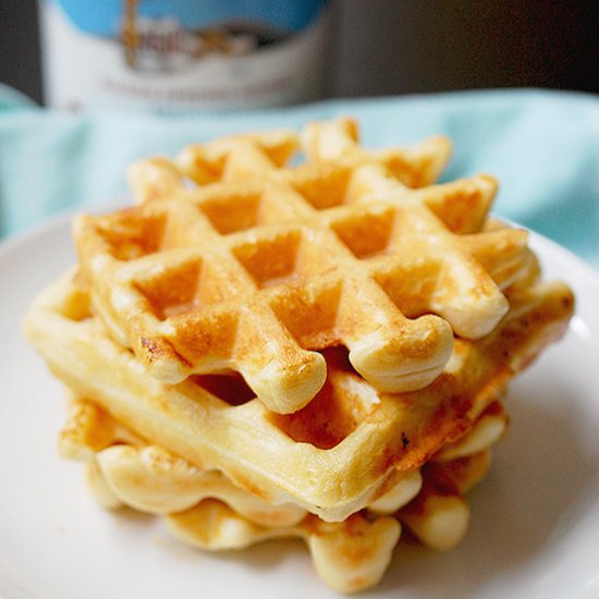 Belgian yeasted waffles