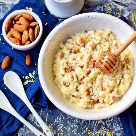 Sweet Milk Millet Cereal with Nuts