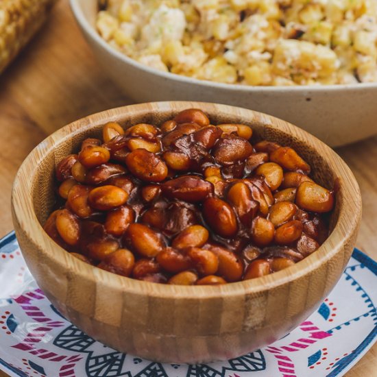 Easy Vegan BBQ Beans Instant Pot