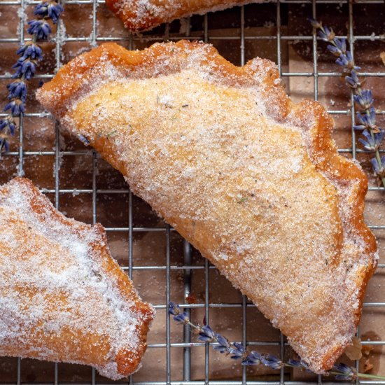 Blueberry Peach Fried Hand Pies