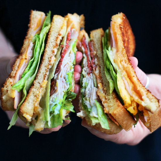 Grilled Club Sandwiches