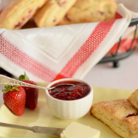 Fresh Strawberry Jam with Balsamic