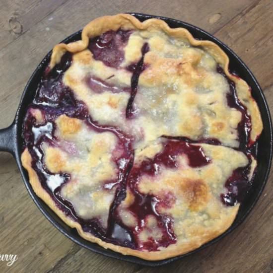 Skillet Blackberry Cobbler