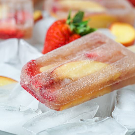 Frosé Sangria Popsicles