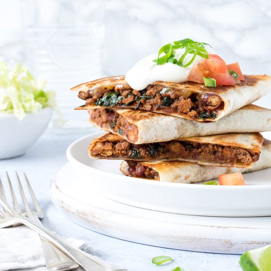 Beef Quesadillas