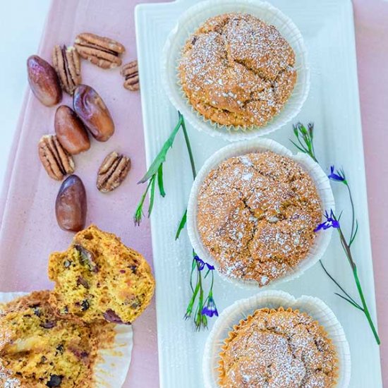 Grain-Free Date Pecan Muffin