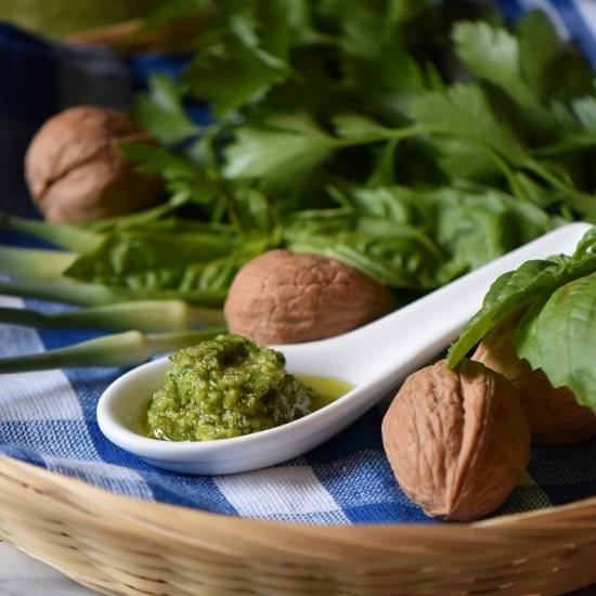 Garlic Scape Pesto