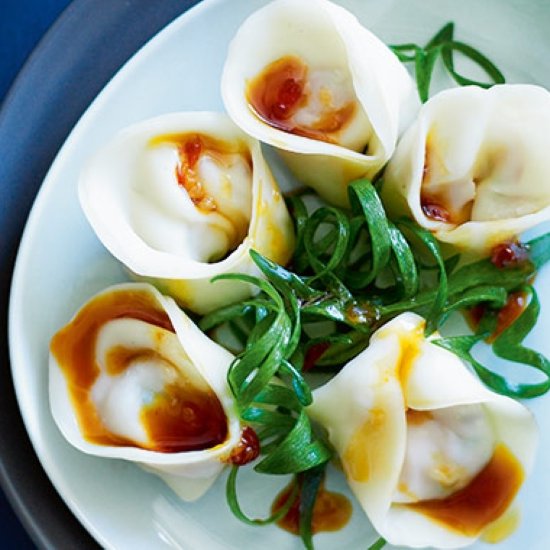 Steamed chicken dumplings