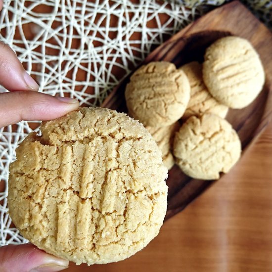 Eggless Wheat and Oats Cookies