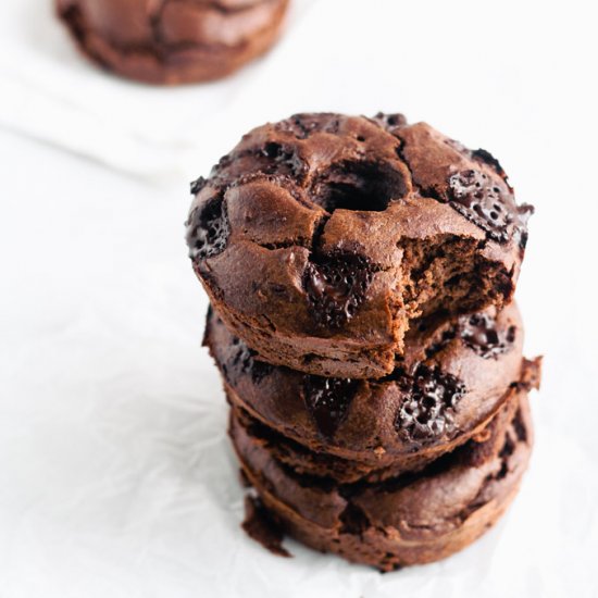 Secretly Healthy Chocolate Donuts