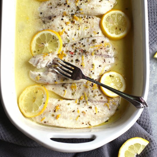 Easy Baked Lemon Butter Tilapia