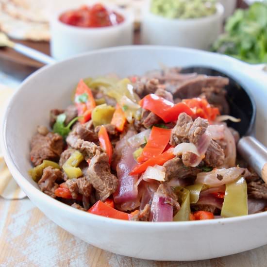 Instant Pot Steak Fajitas