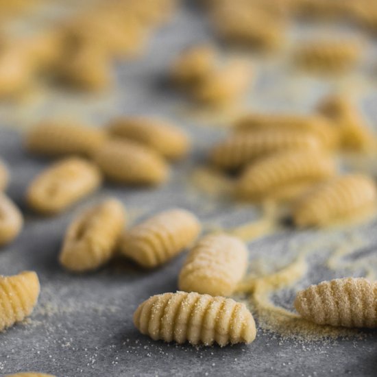 Semolina Cavatelli Pasta