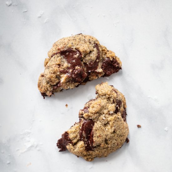 buckwheat chocolate chip cookies