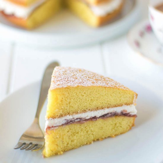 Traditional Victoria Sponge Cake