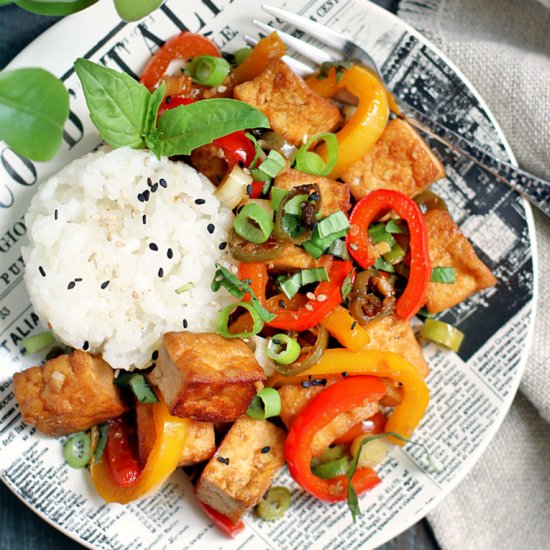 Spicy Tofu Stir-Fry