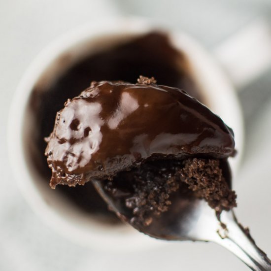 Easy Fudgy Mocha Mug Cake