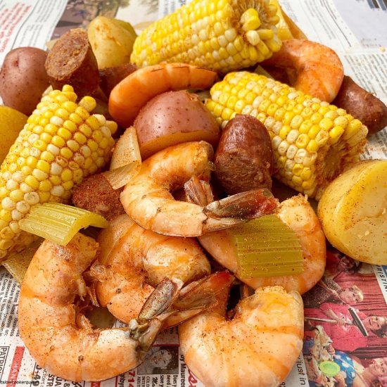 Slow Cooker Cajun Low Country Boil