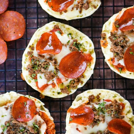 English Muffin Mini Pizzas