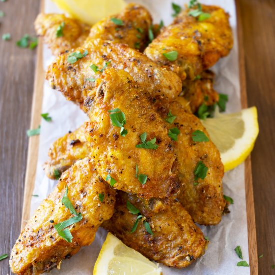 Baked Lemon Pepper Wings