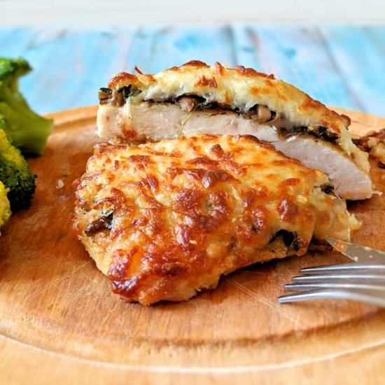 chicken rarebit