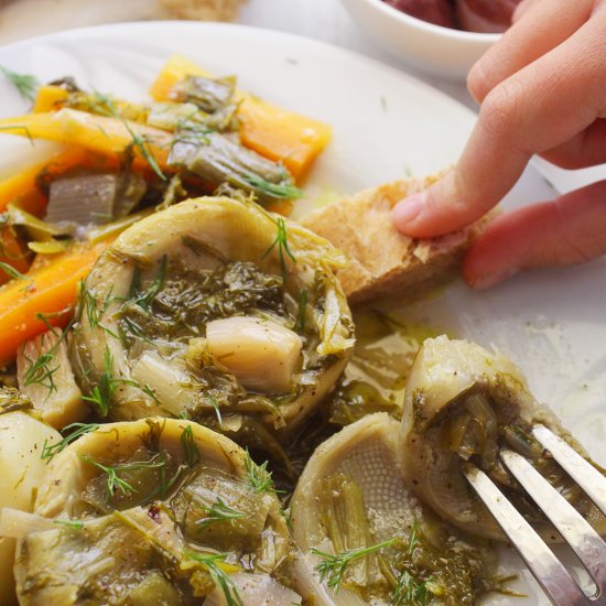 Greek Artichoke Stew