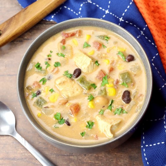 Creamy Chicken Tortilla Soup