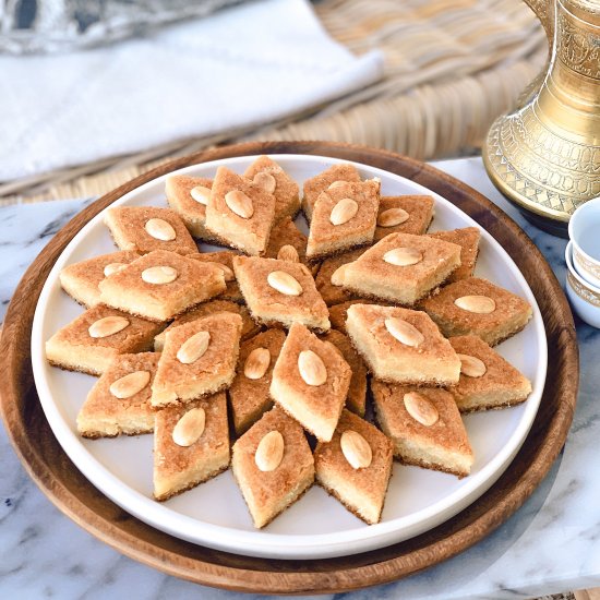 Namoura (Lebanese Semolina Cake)