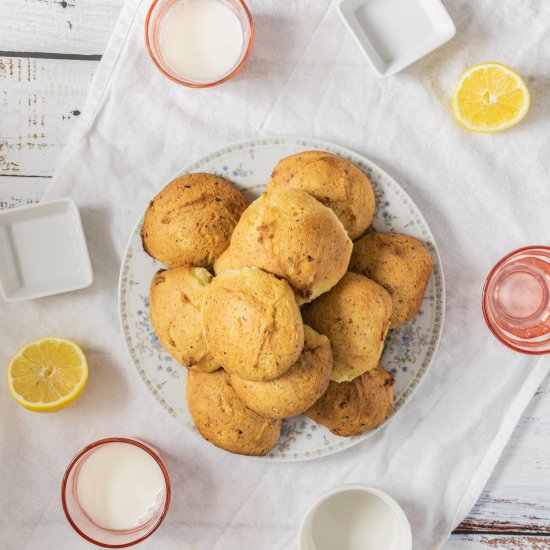 Lemon Cottage Cheese Cookies